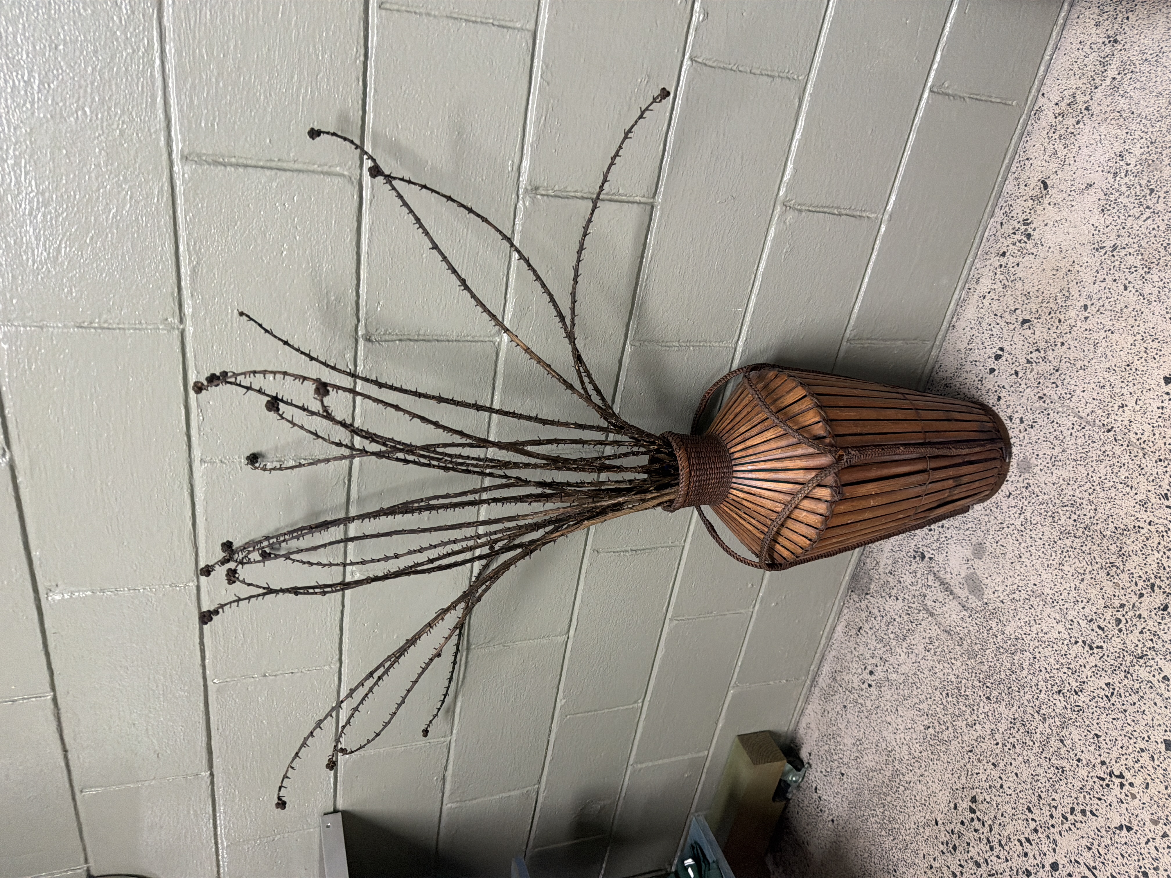 Tropical lamp decor inside Lloyd's Silva Store